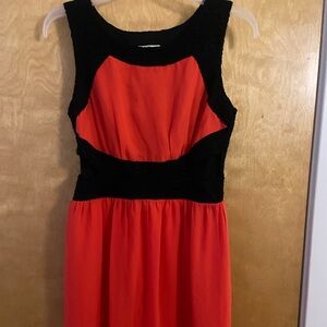 Sweet Storm Red & Black Dress